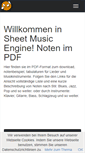 Mobile Screenshot of noten.sheetmusicengine.com