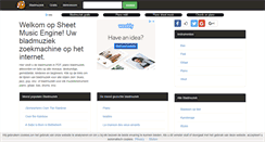 Desktop Screenshot of nl.sheetmusicengine.com